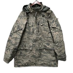 US Air Force Goretex Military Environmental Camo Parka Sz Medium Long USA